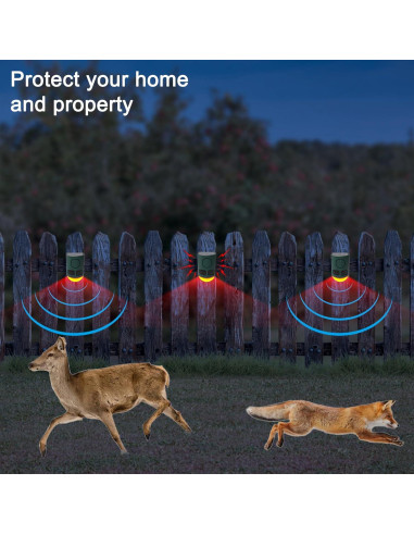 Alarma Solar de Movimiento QXMH 110dB para Exteriores
