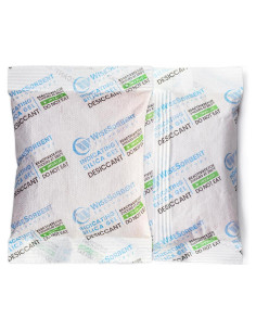 12 Paquetes de Gel de Sílice 100g Recargables Wisesorbent