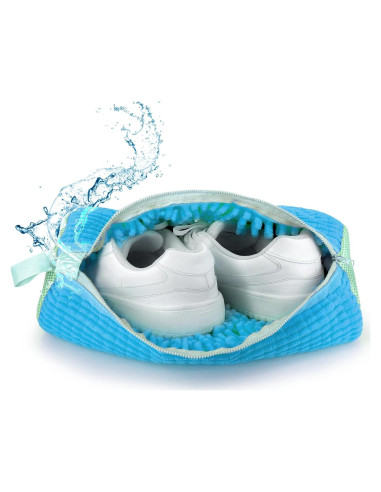 Bolsa para Lavar Zapatos FANCYFEB 2 Piezas Reutilizables Azul