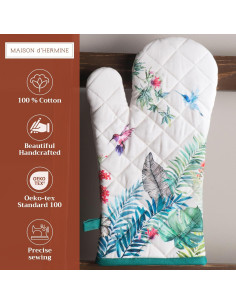Guante de Horno Maison d'Hermine 100% Algodón 18.5x33cm Tropiques 2