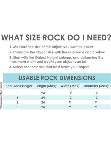 Cubierta de Roca Falsa Sunnydaze 30.75"x20"x3.5" Marrón
