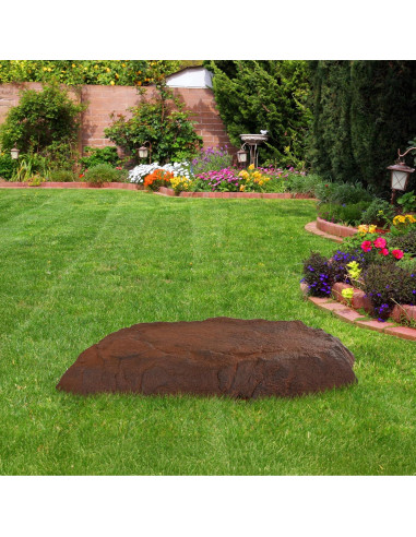 Cubierta de Roca Falsa Sunnydaze 30.75"x20"x3.5" Marrón