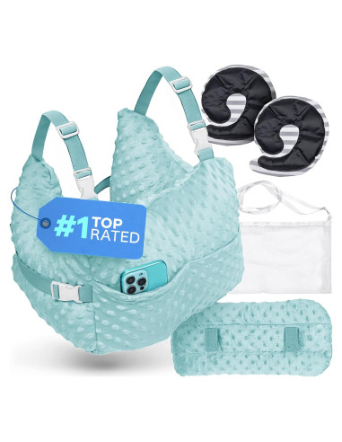 Almohada de Recuperación Post Mastectomía Zomaple Aqua