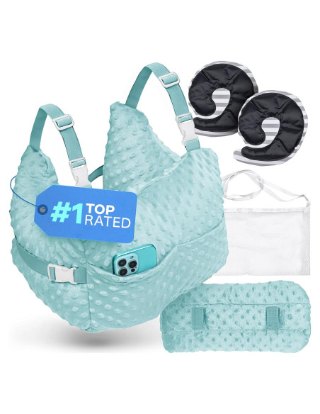 Almohada de Recuperación Post Mastectomía Zomaple Aqua