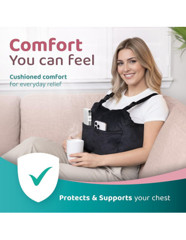 Almohada de Recuperación Post-Mastectomía Zomaple - Soporte Suave