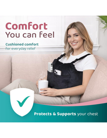 Almohada de Recuperación Post-Mastectomía Zomaple - Soporte Suave