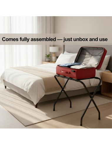 Estante de Equipaje Doble Nivel USTECH Acero Inoxidable 50kg