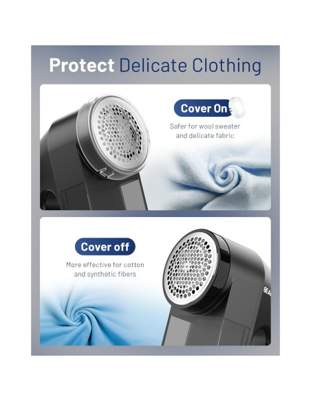 Quitapelusas eléctrico BEAUTURAL 1-MR02NA14 portátil 6 cuchillas