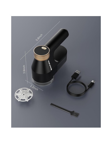 Quitapelusas eléctrico BEAUTURAL 1-MR02NA14 portátil 6 cuchillas