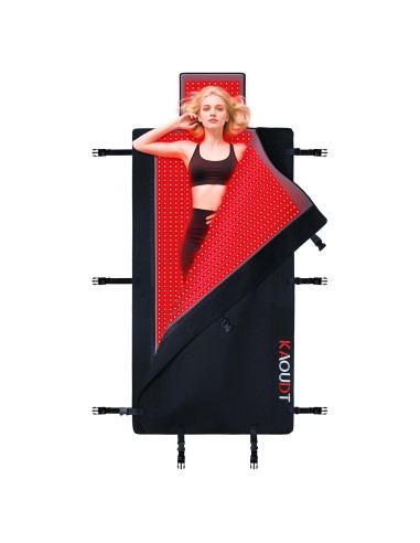 Tapete de Terapia de Luz Roja Kaoudt 185x84cm 2570 LEDs