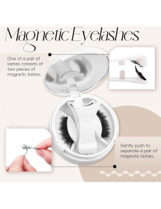 Pestañas Magnéticas FADLASH C16-GD Reutilizables Naturales 2