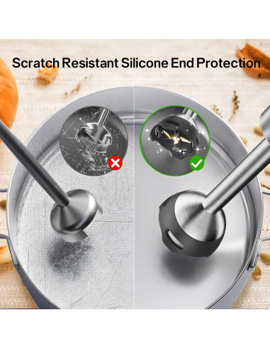 Batidora de Inmersión Anybear JHB528 1100W Acero Inoxidable