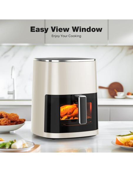 Freidora de Aire Elevon 6QT Digital 12-en-1 Beige 6.0L