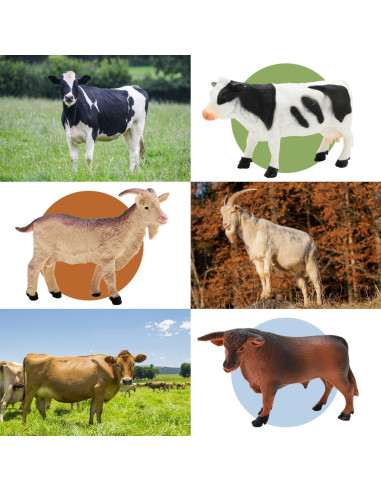 Juguete de Granja BOLZRA con 2 Tractores y Sonido