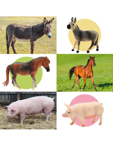 Juguete de Granja BOLZRA con 2 Tractores y Sonido