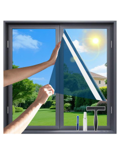 Película de Ventana Unidireccional Flueen 44.5cm x 2m UV 99%