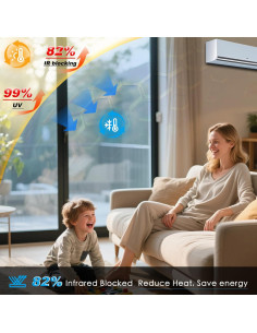 Película de Ventana Unidireccional Flueen 44.5cm x 2m UV 99% 2