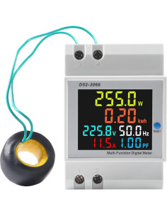 Medidor de energía AC DORHEA 40-300V 100A multímetro LCD 2