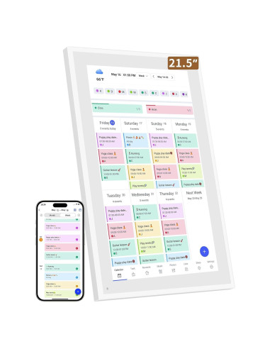 Calendario Digital Inteligente LiviNGPAi 21.5" Pantalla Táctil HD