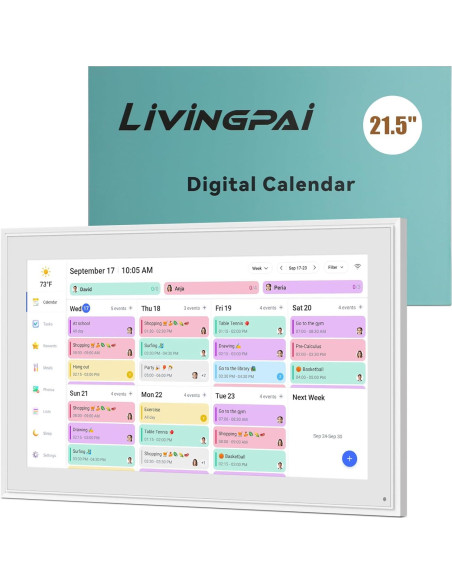Calendario Digital Inteligente LiviNGPAi 21.5" Pantalla Táctil HD
