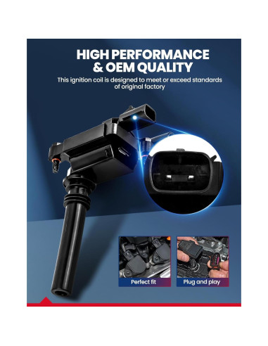 Bobina de Encendido KAX UF155 3 Paquetes Compatible Toyota