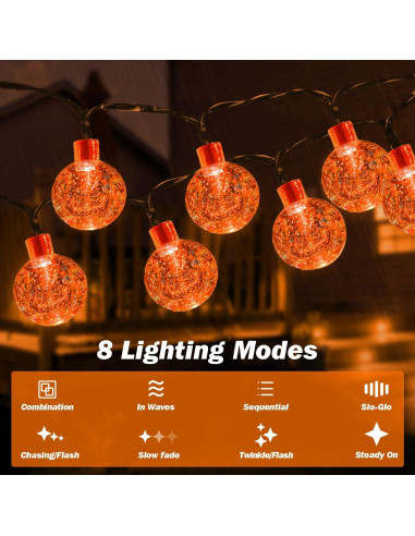 Luces Solares de Cadena USOKYO 200 LED 33.5m Impermeables