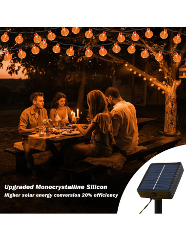 Luces Solares de Cadena USOKYO 200 LED 33.5m Impermeables