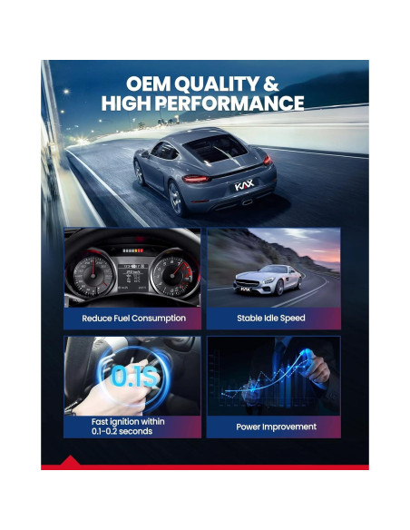 Bobina de Encendido KAX UF155 3 Paquetes Compatible Toyota