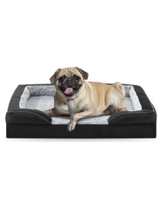 Cama Ortopédica para Perros FURTIME 71x58cm Negra Lavable