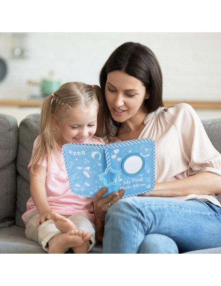 Álbum de Fotos Familiar ZOIIWA Niño Azul 18x14 cm Baby Shower