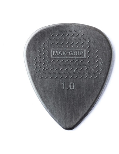Picos de guitarra Dunlop Max Grip Nylon 1.0mm - 12 unidades