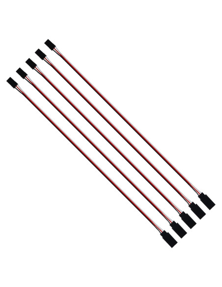 Cable de extensión de servo 3 pines Nvwadayu 30 cm 5 piezas