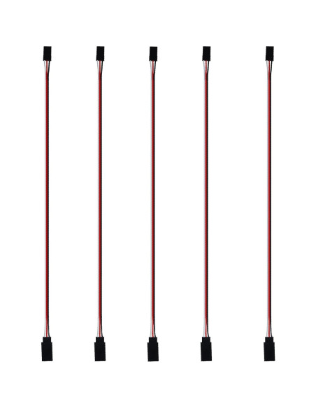 Cable de extensión de servo 3 pines Nvwadayu 30 cm 5 piezas