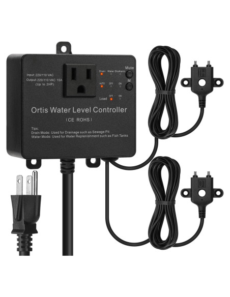 Interruptor Electrónico de Bomba Hi-Lo Ortis 110/220V con Sensores