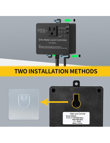 Interruptor Electrónico de Bomba Hi-Lo Ortis 110/220V con Sensores