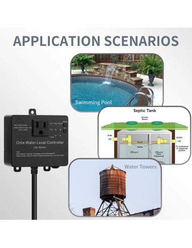 Interruptor Electrónico de Bomba Hi-Lo Ortis 110/220V con Sensores