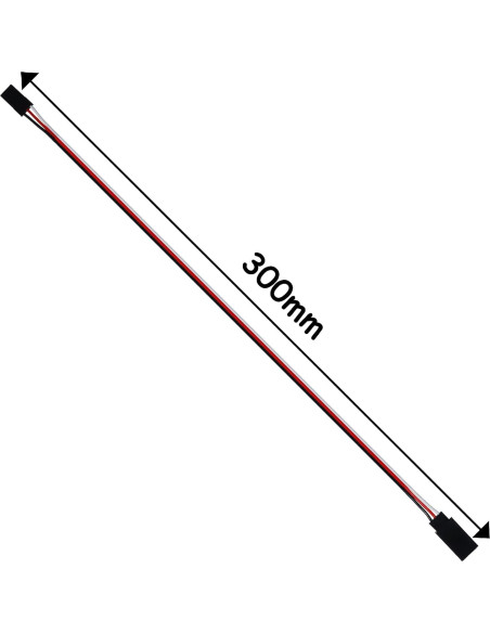 Cable de extensión de servo 3 pines Nvwadayu 30 cm 5 piezas