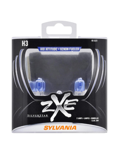 Bombillas de Niebla Halógenas H3 Sylvania SilverStar zXe - 2 Unidades