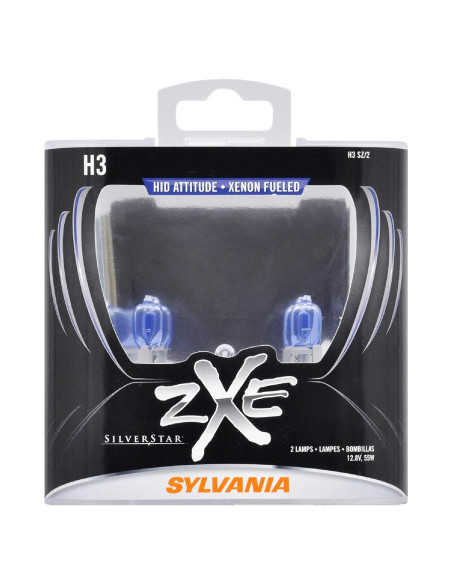Bombillas de Niebla Halógenas H3 Sylvania SilverStar zXe - 2 Unidades