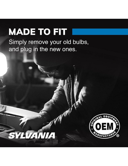 Bombillas de Niebla Halógenas H3 Sylvania SilverStar zXe - 2 Unidades