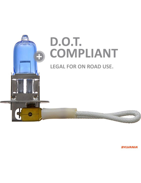 Bombillas de Niebla Halógenas H3 Sylvania SilverStar zXe - 2 Unidades