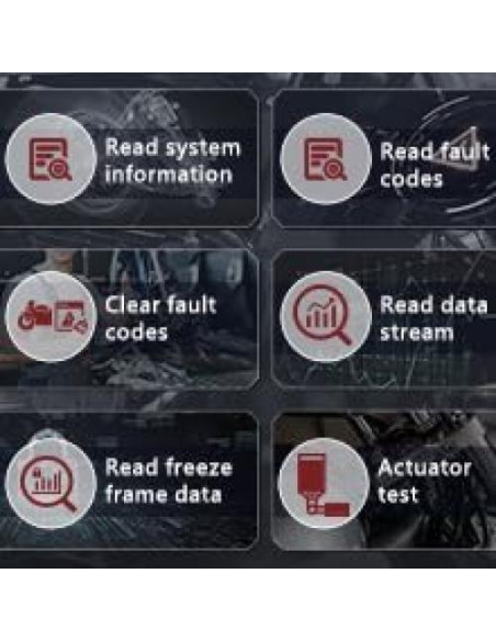 Herramienta de Diagnóstico QPKING M3-A para Motocicleta OBDII
