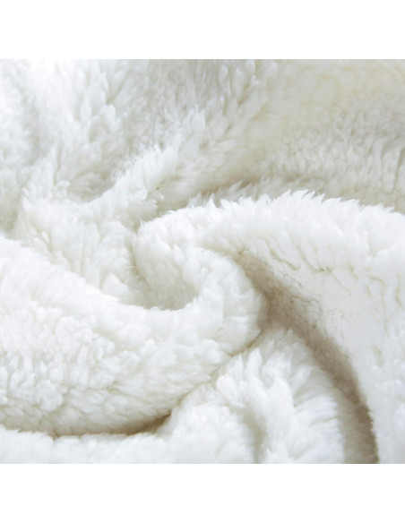 Manta de Sherpa MERRYLIFE 177.8x152.4 cm Color Groenlandia