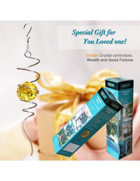 FONMY Bola de Observación Espiral 33 cm - Decoración Jardín