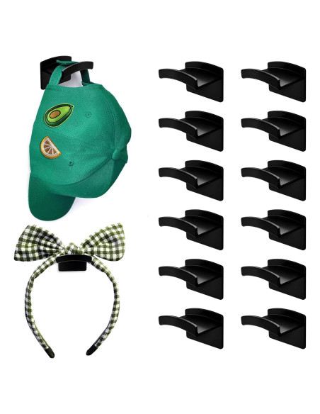 Ganchos para Sombreros Diamerd, Soporte Adhesivo 14 Piezas