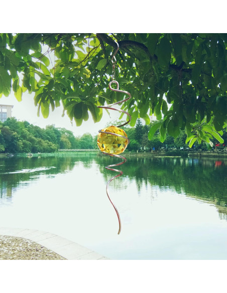 FONMY Bola de Observación Espiral 33 cm - Decoración Jardín