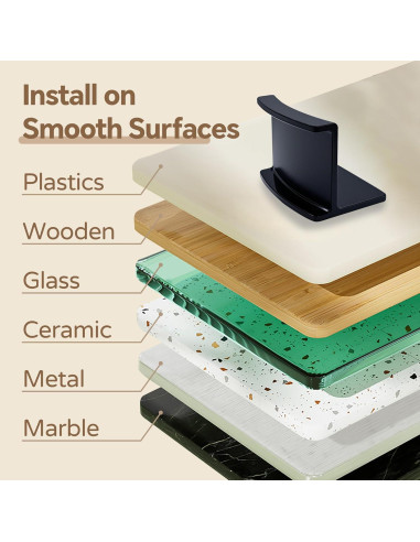 Ganchos para Sombreros Diamerd, Soporte Adhesivo 14 Piezas