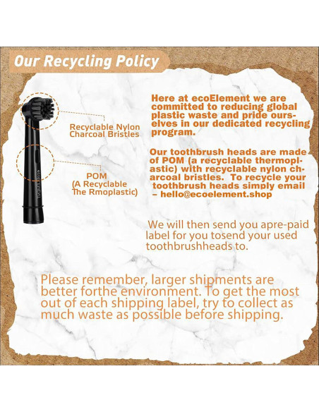 Cabezas de Cepillo de Dientes Oral B EcoELEMENT 4 Pack Suaves