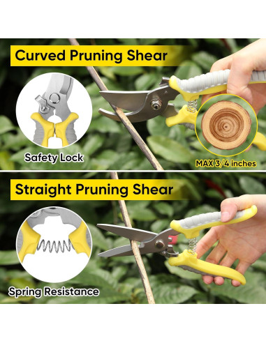 Conjunto de Herramientas de Jardinería Blumway 10 Pzs Acero Inoxidable