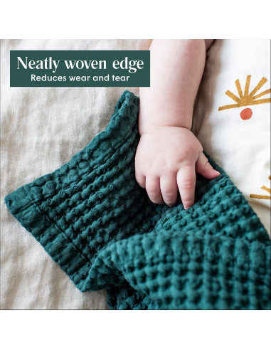 Manta de Bebé Waffle Simka Rose 91x102 cm Algodón Rosa